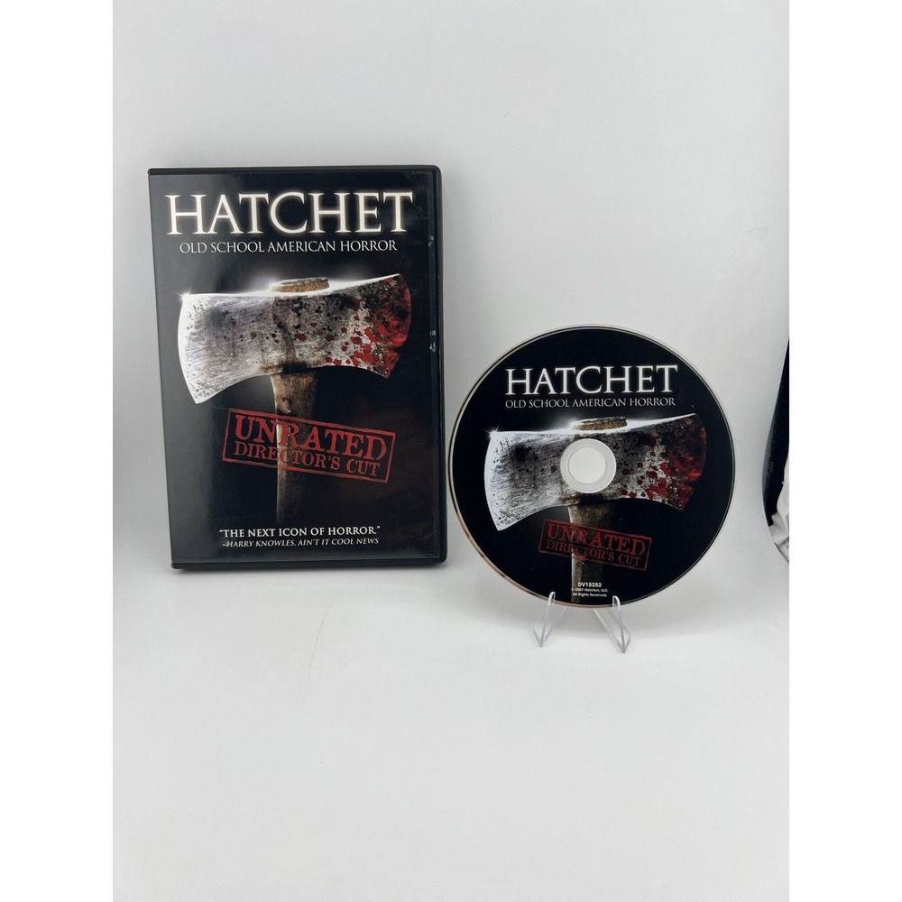 Hatchet‎ DVD Unrated Director's Cut Old School American Horror Adam Green 2007